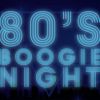 80's night dance and buffet