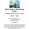 Mind, Body and Wellbeing Event