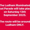Ludham Illuminated Boat Parade 2025 ***SAVE THE DATE ONLY FOR NOW***